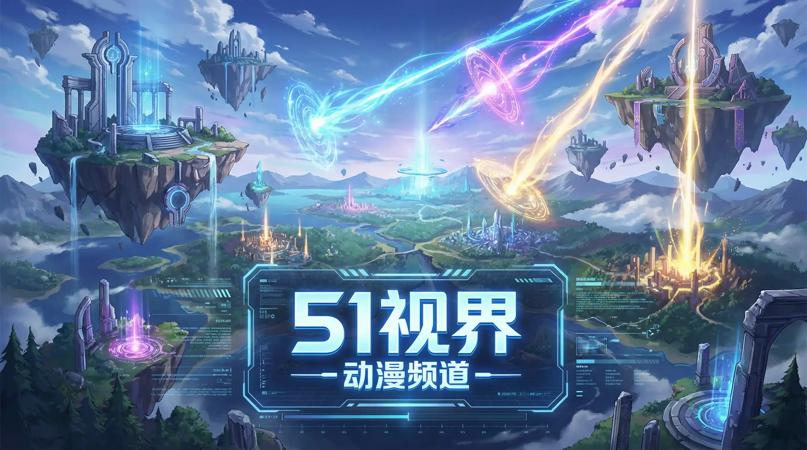 奇幻动漫世界浮空岛屿 - 51吃瓜 动漫资讯