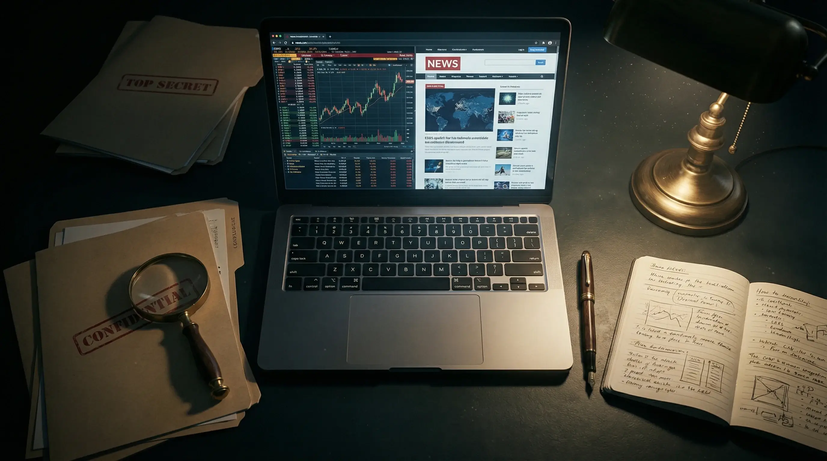 调查记者办公桌面 - 51吃瓜 深度调查